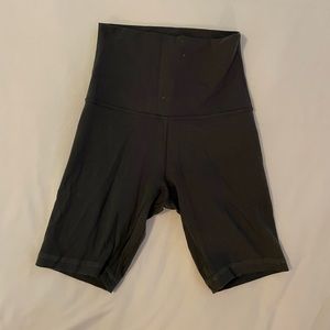 lululemon align grey biker shorts
